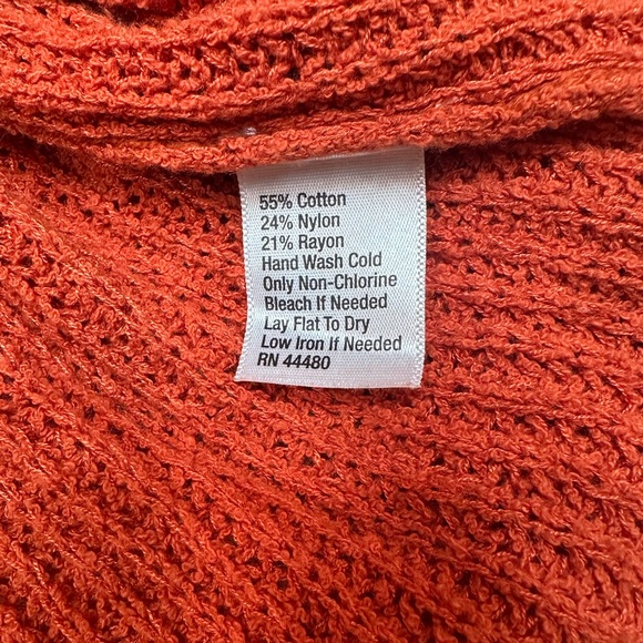 Wonderly Medium Coral Sweater - Picture 4 of 4